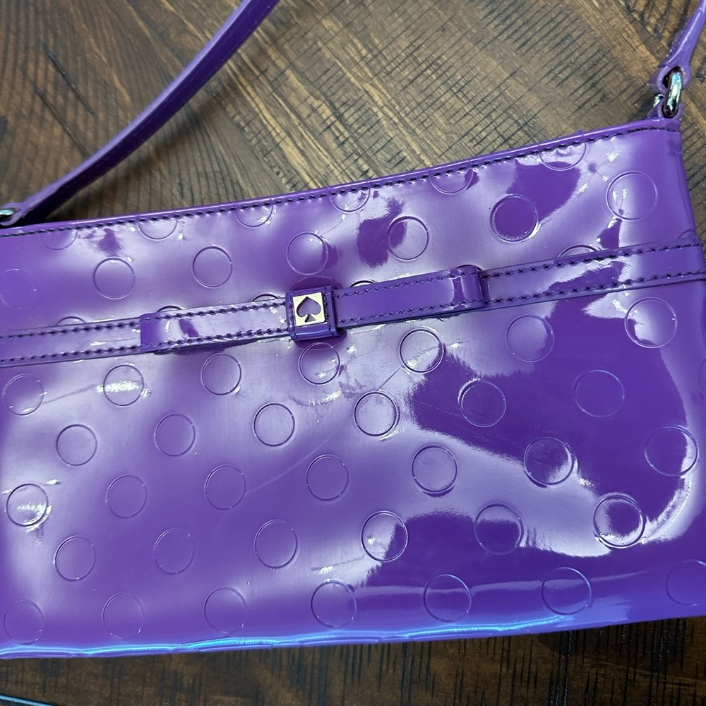 NWOT KATE SPADE Camellia Street Amy Patent Leather Small Designer Crossbody Bag - Picture 7 of 8